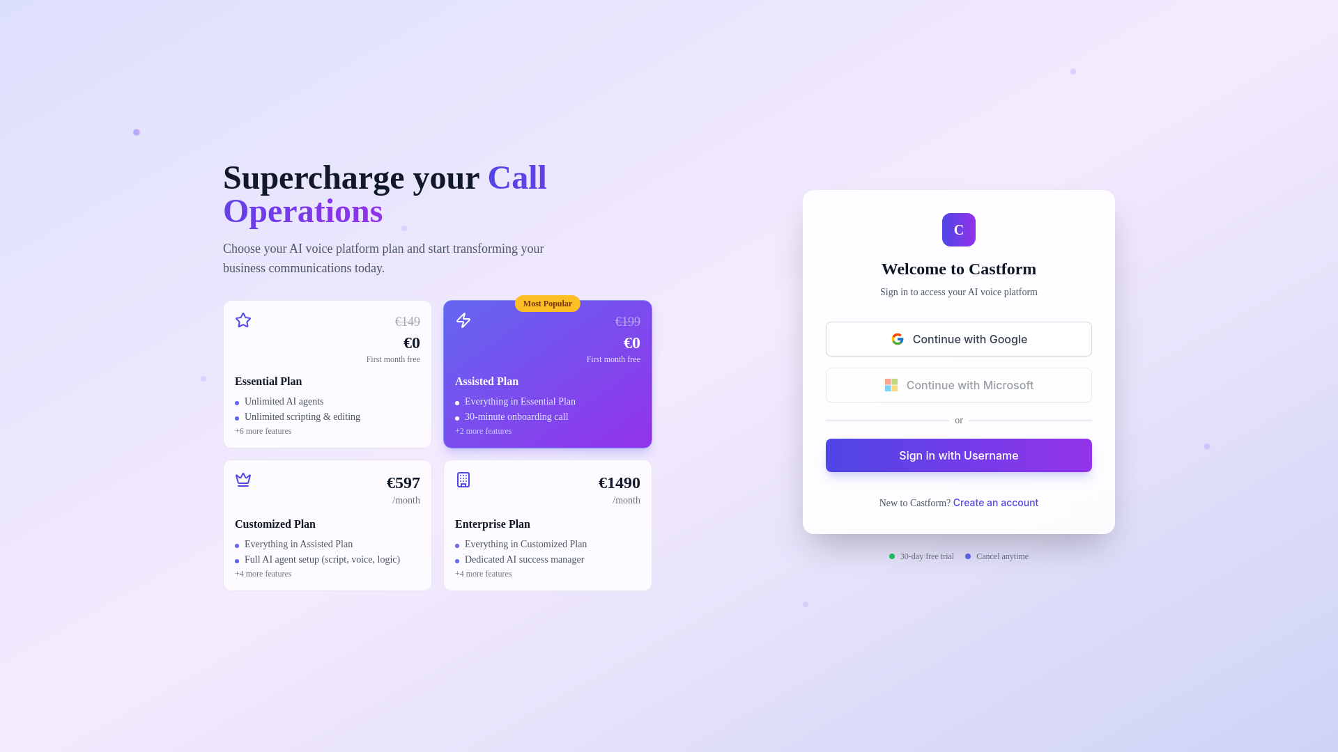 website screenshot of https://castform-platform-new.pages.dev/