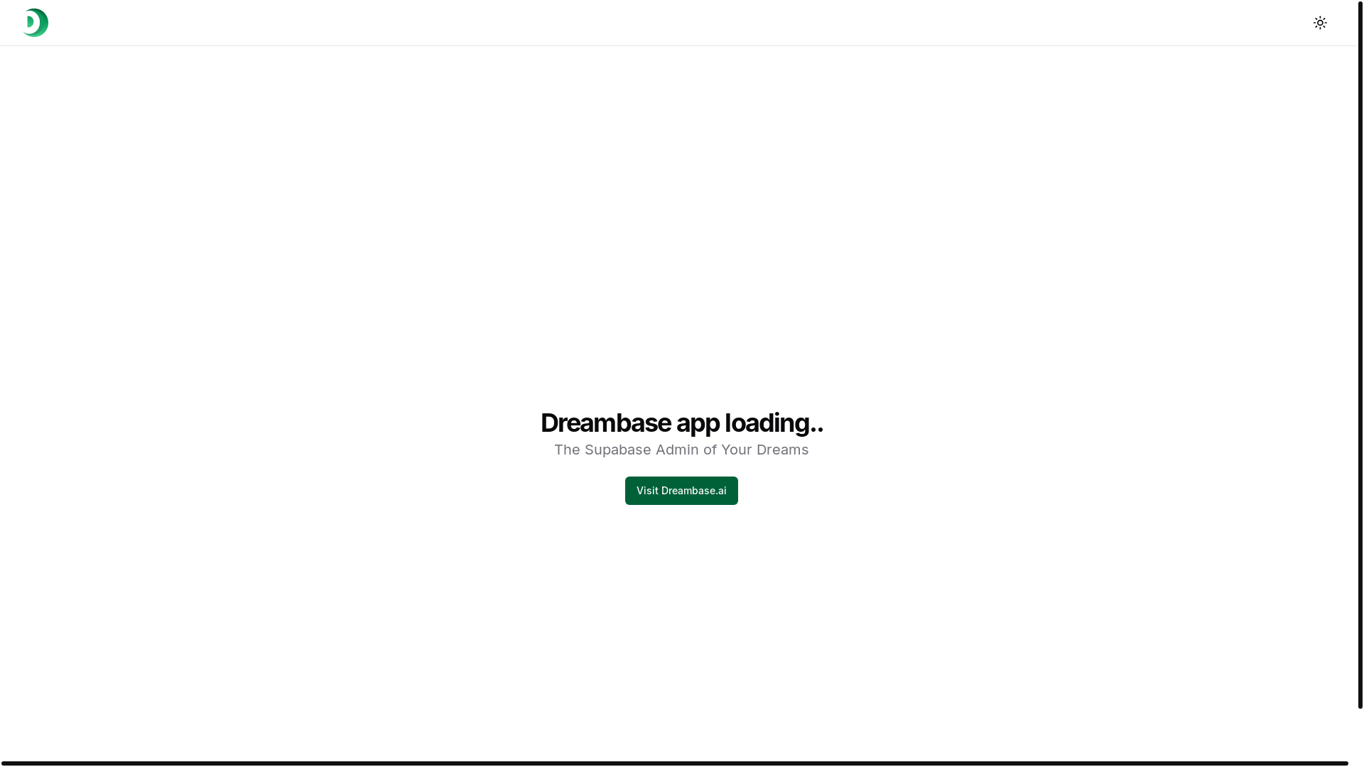 website screenshot of https://dream-cloudflare-template.pages.dev/