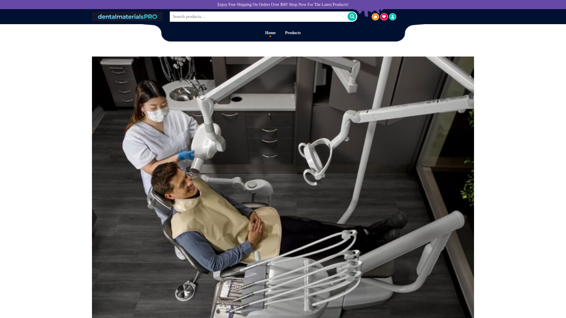 website screenshot of https://dentalmaterialspro.com/