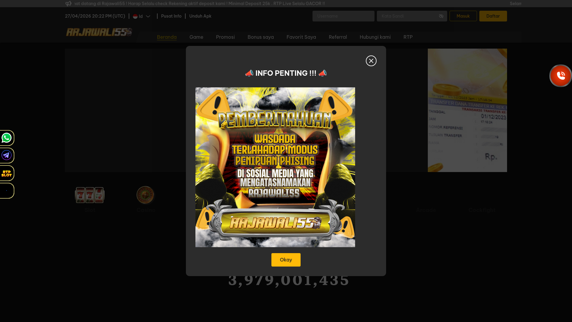 website screenshot of https://terajawali55-com.pages.dev/