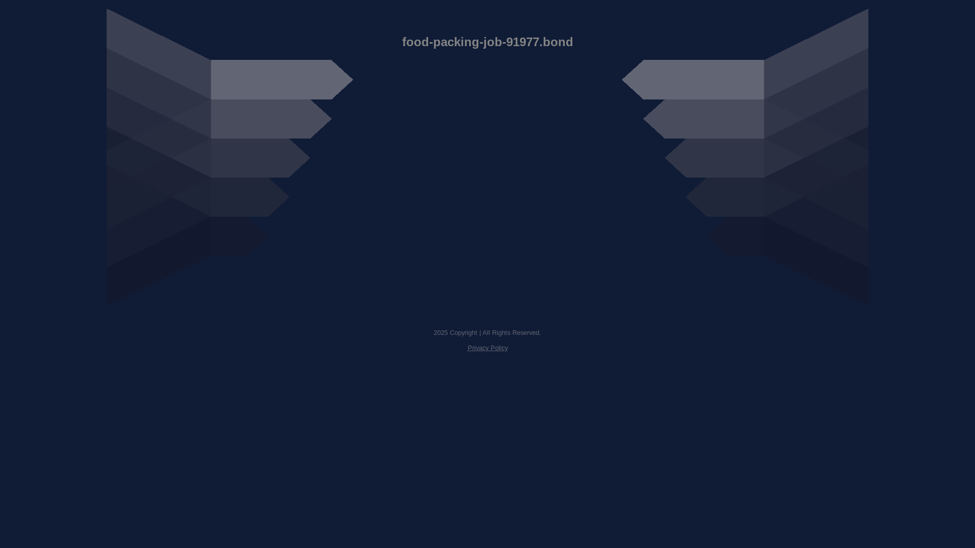 website screenshot of https://food-packing-job-91977.bond/