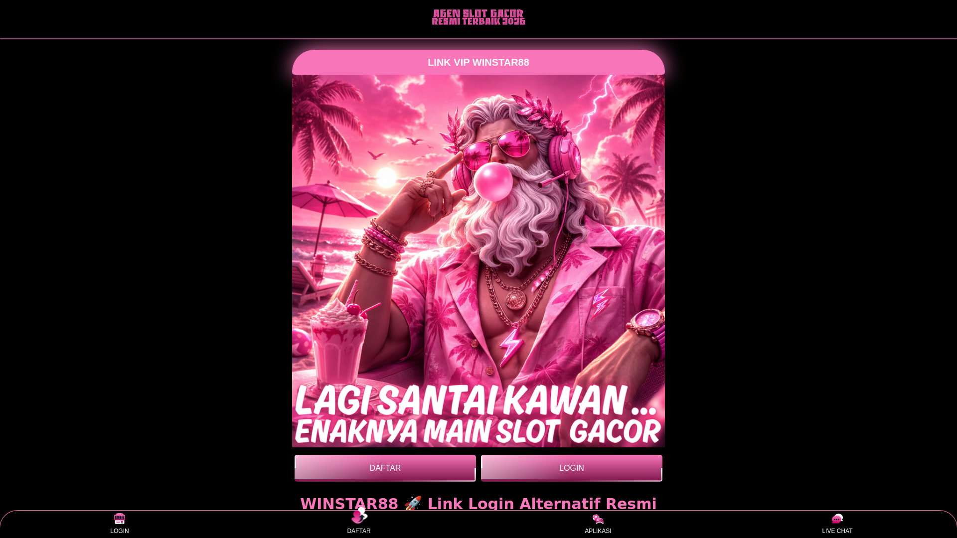 website screenshot of https://winstar88-x-athanatos.pages.dev/