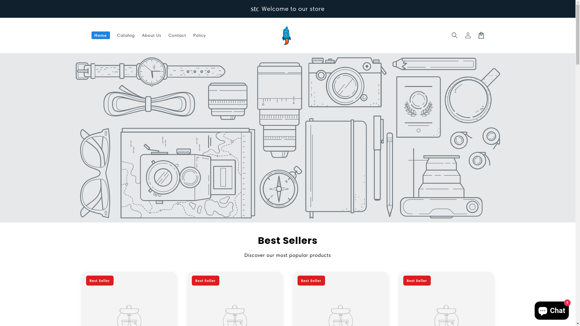 website screenshot of https://masterclear.store/