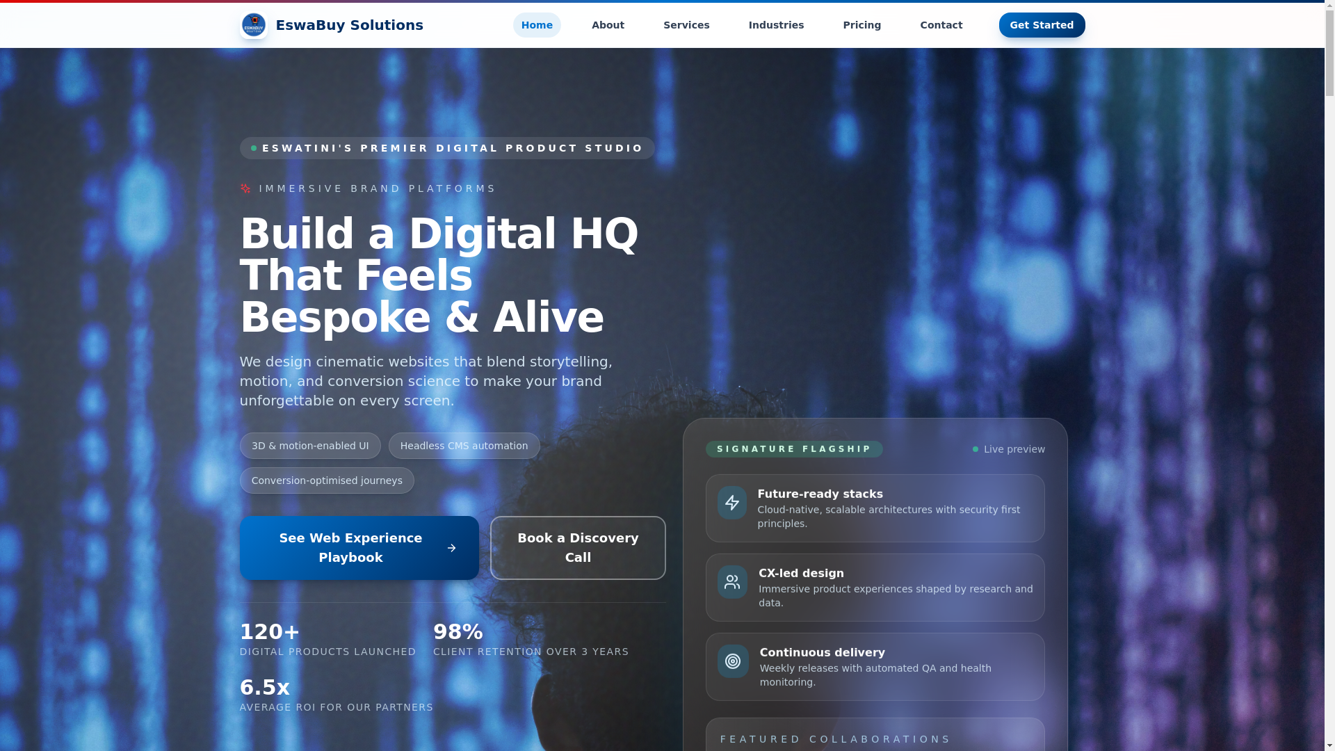 website screenshot of https://website-953.pages.dev/