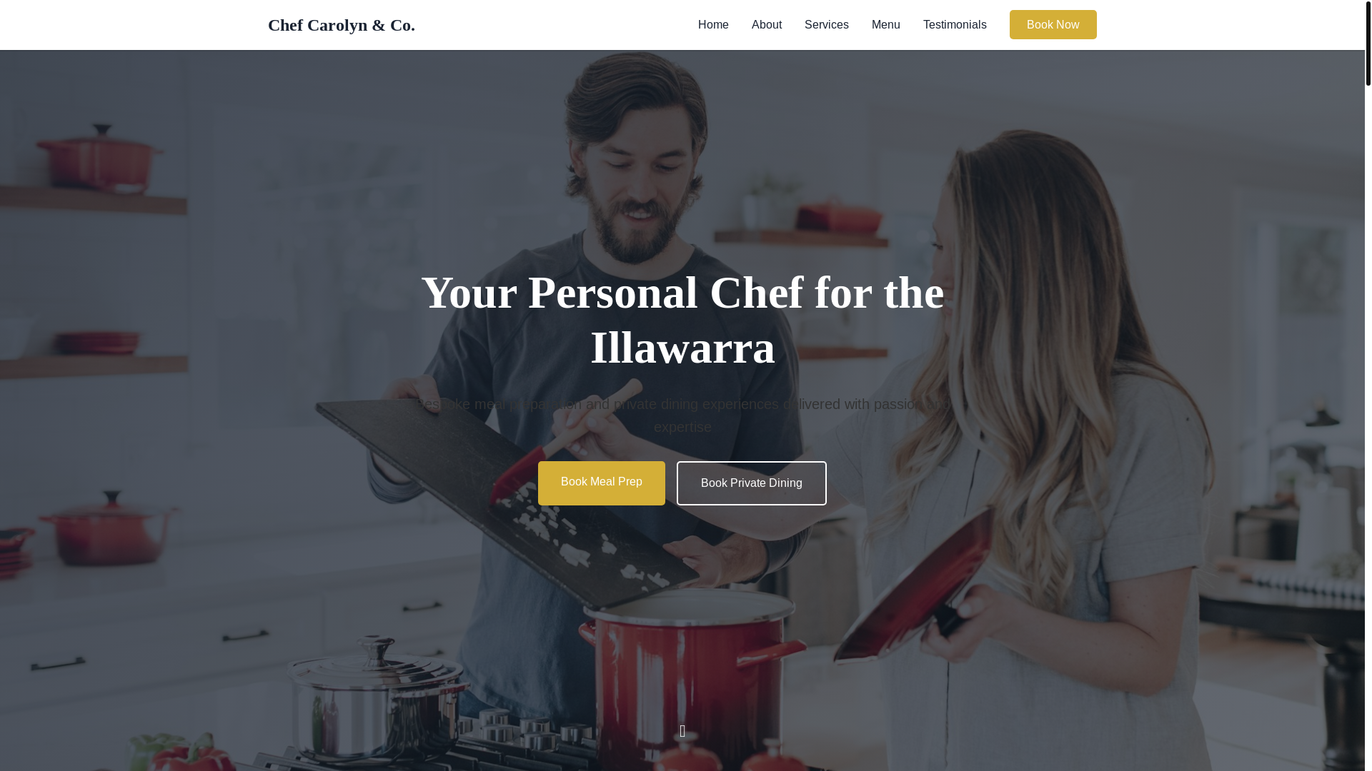 website screenshot of https://cooking-with-carolyn.pages.dev/