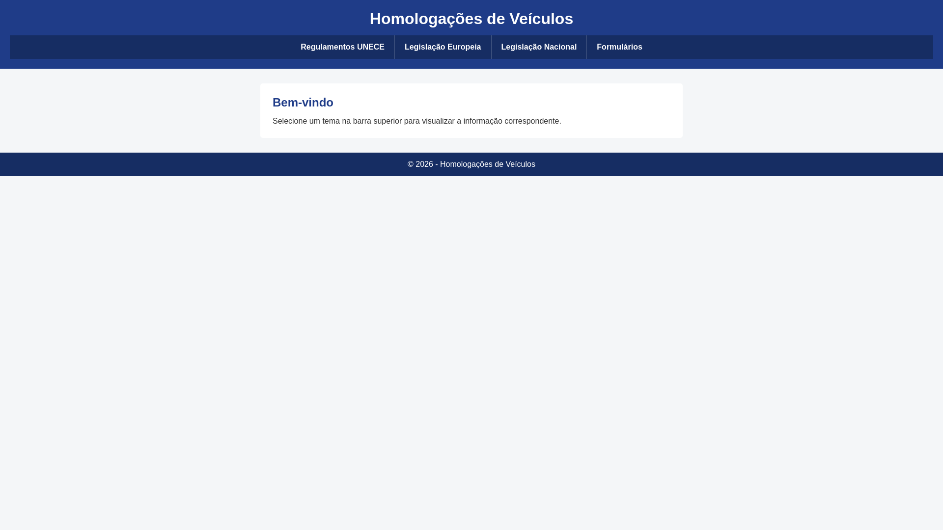 website screenshot of https://homologacoes.pt