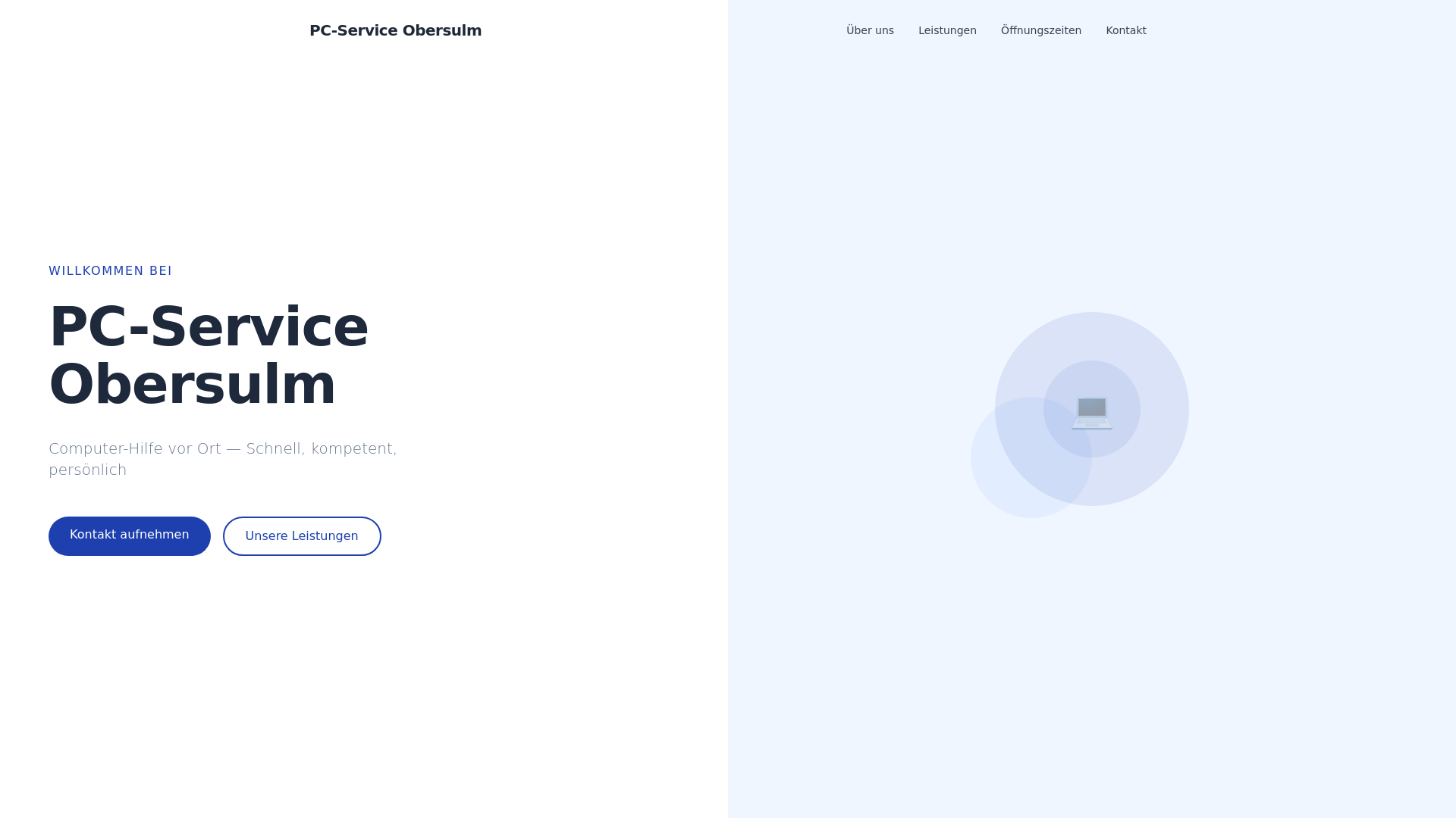 website screenshot of https://computer-service-obersulm.pages.dev/