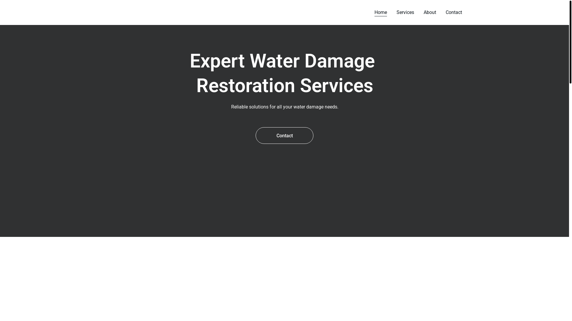 website screenshot of https://waterdamageexpertscorp.online/