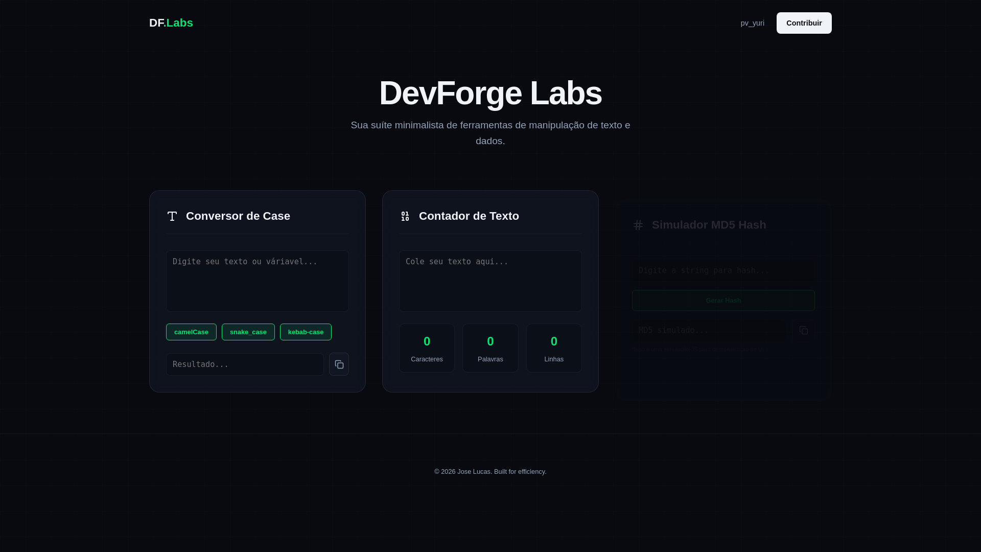 website screenshot of https://devforge-labs-utils.pages.dev/
