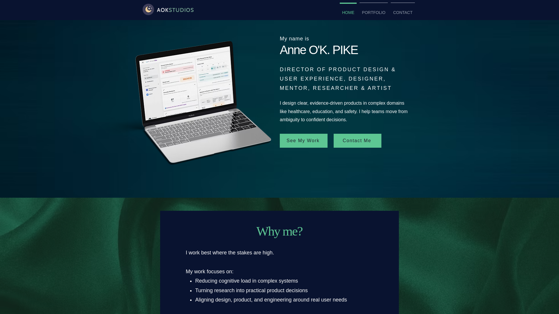 website screenshot of https://aokstudiosstore.com/