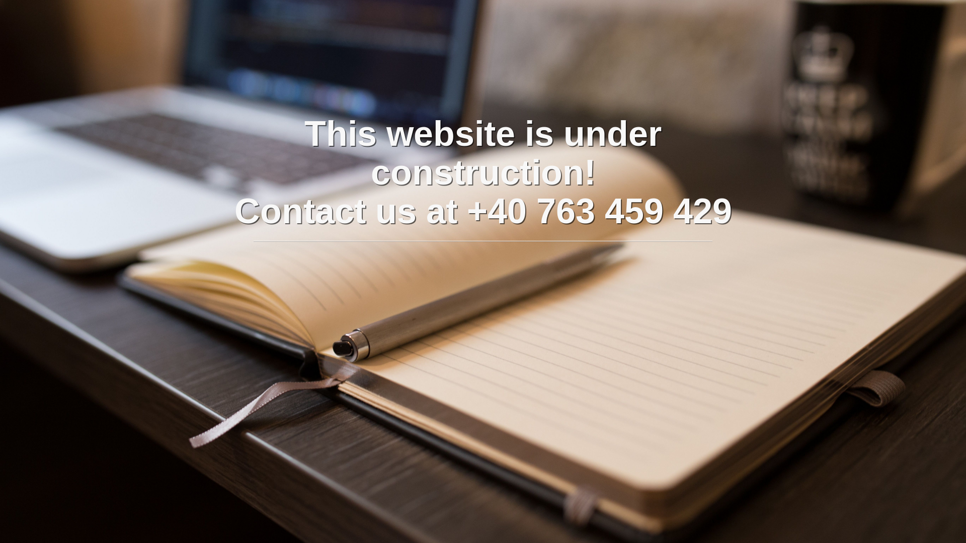 website screenshot of https://lucrariterasiere.ro/