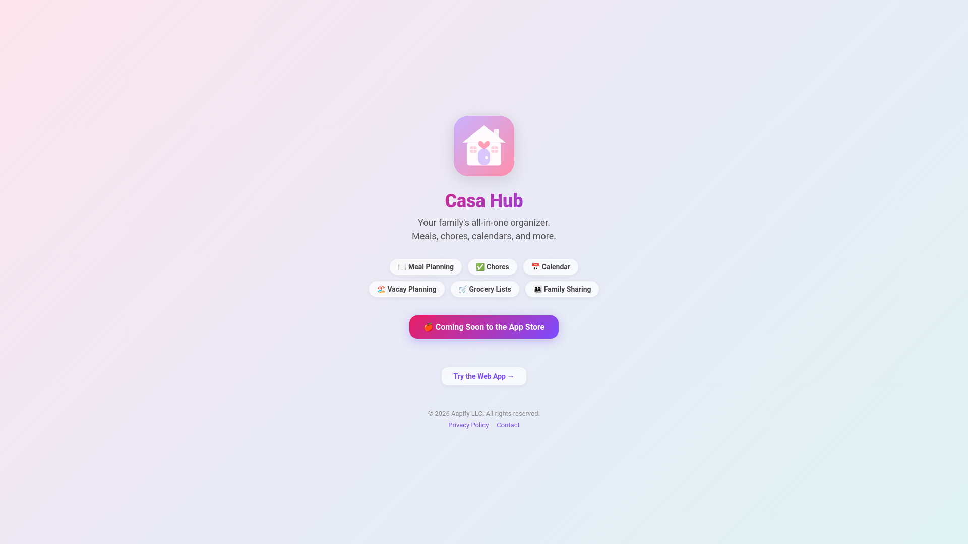 website screenshot of https://aapify-landing.pages.dev/