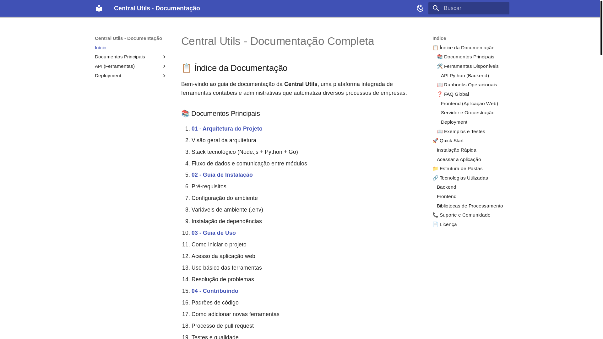 website screenshot of https://central-utils.pages.dev/