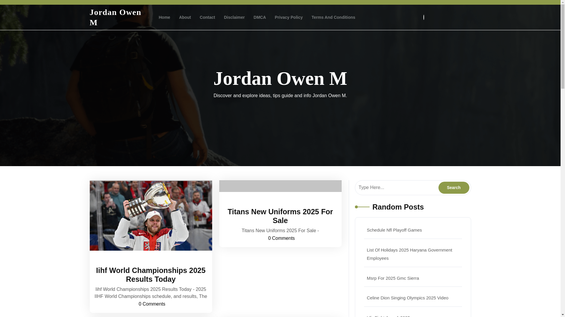 website screenshot of https://jordanowenm.pages.dev/