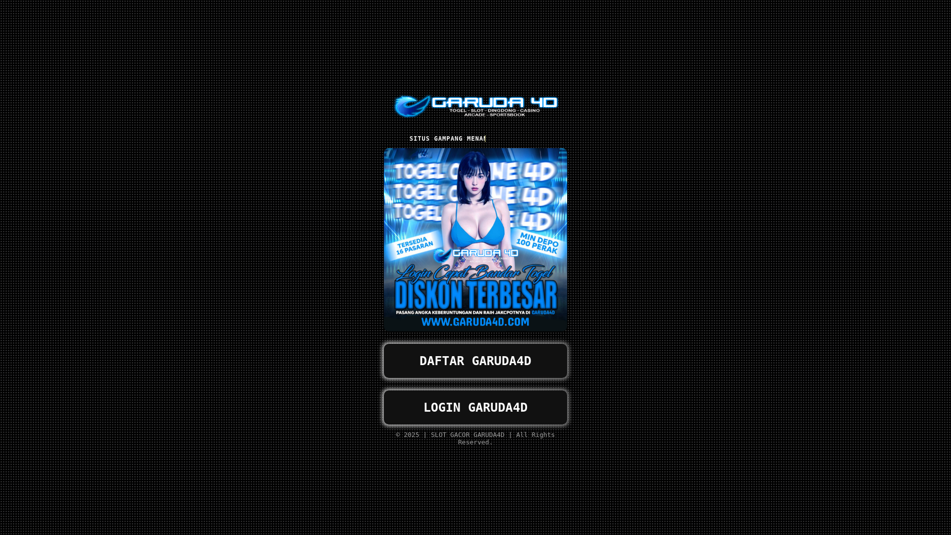 website screenshot of https://garuda4dcuan.pages.dev/