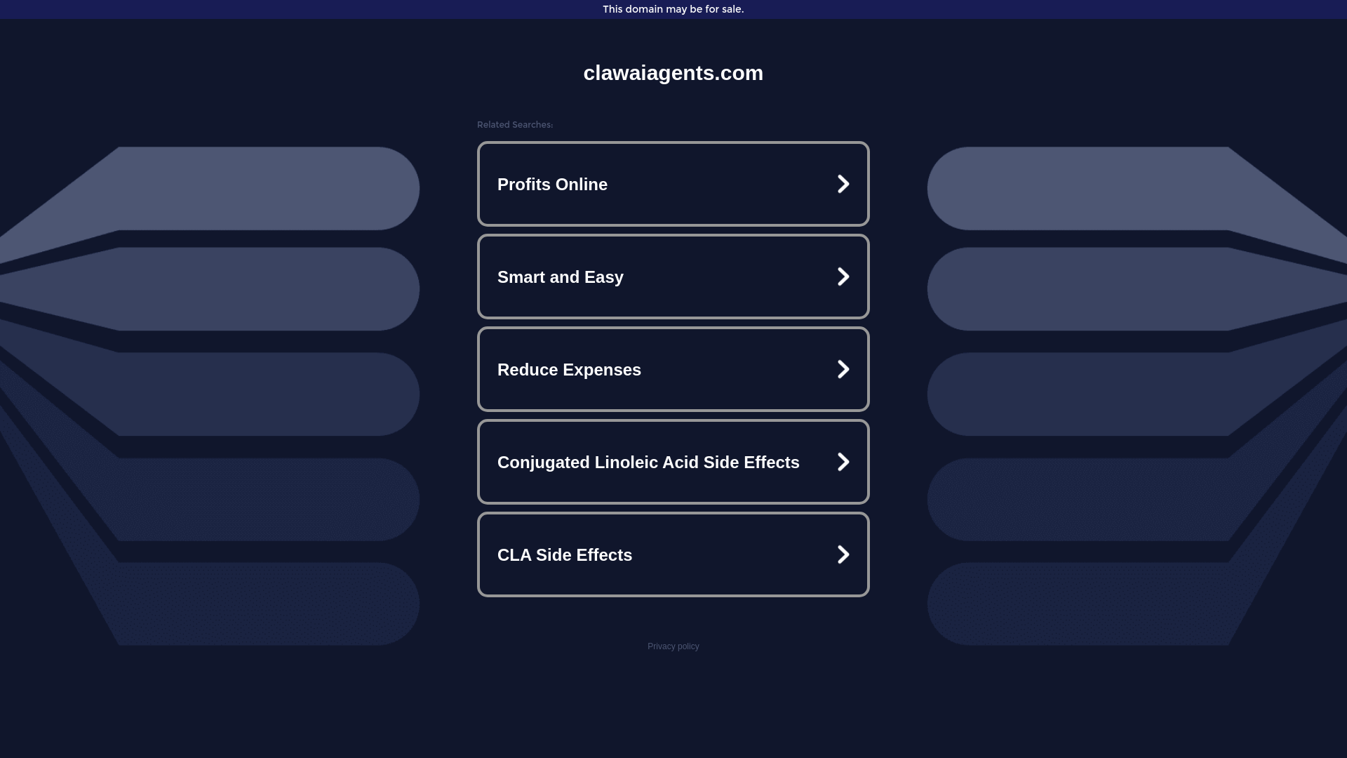 website screenshot of https://clawaiagents.com