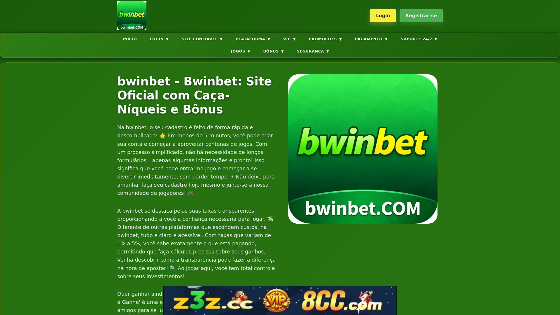 website screenshot of https://bwinbetso.com