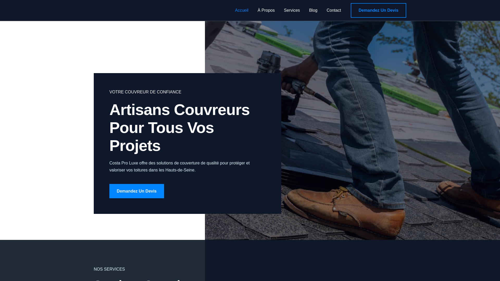 website screenshot of https://costaproluxe.fr/