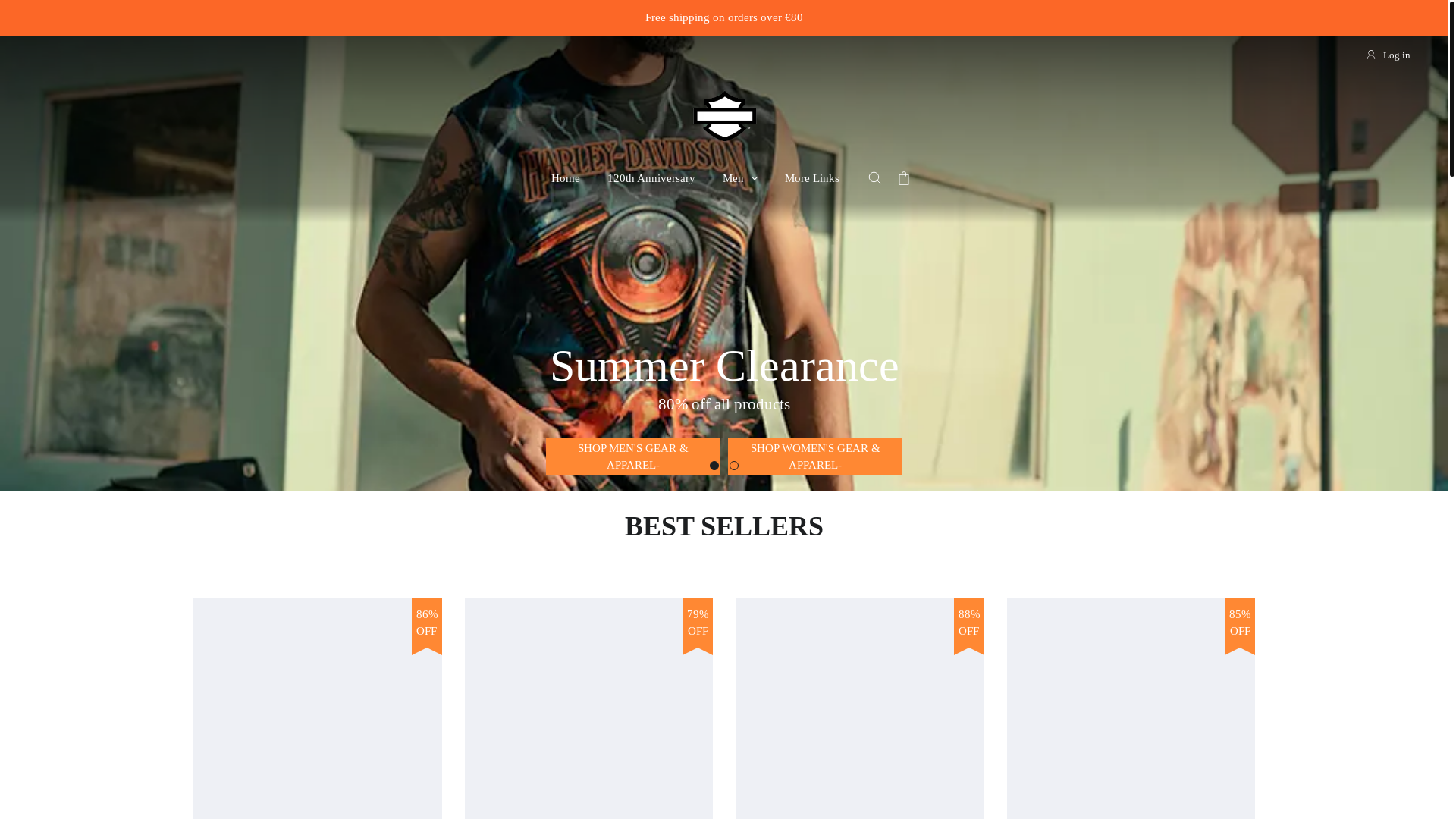 website screenshot of https://harley-davidsononsale.shop/