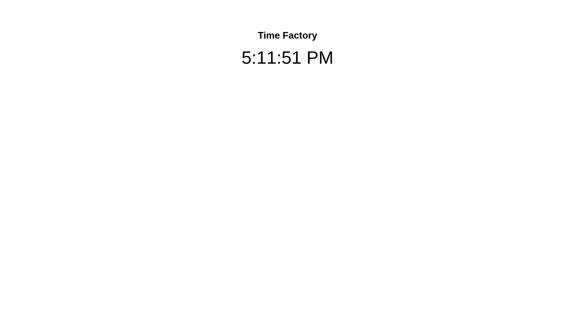 website screenshot of https://timefactory.pages.dev/