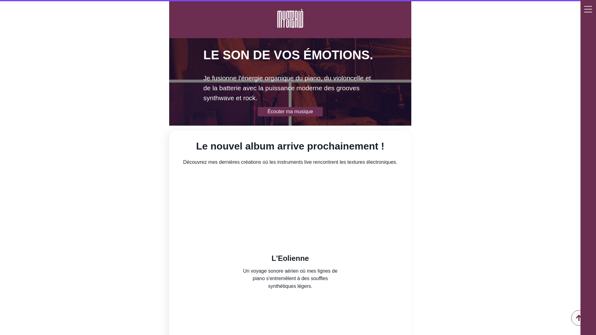 website screenshot of https://mysterlo.com