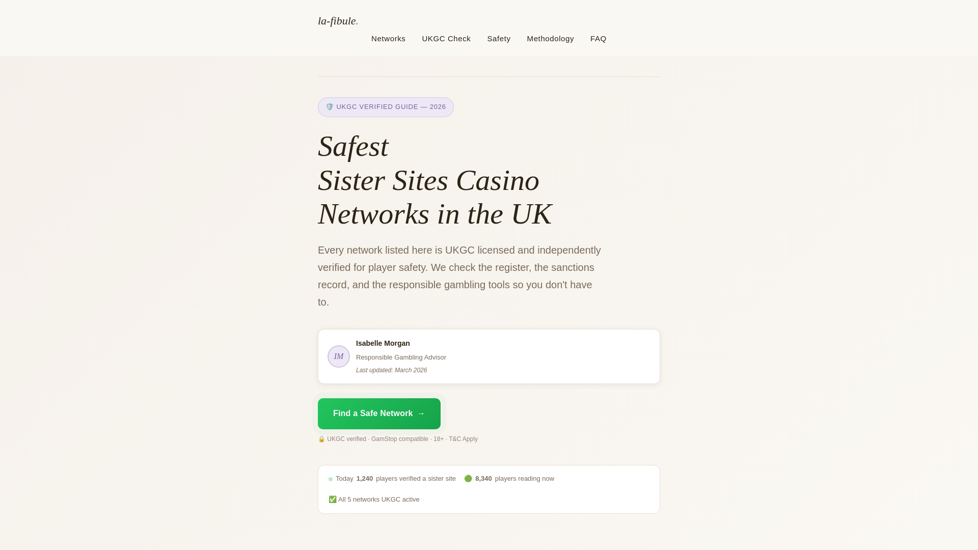 website screenshot of https://la-fibule-co-uk.pages.dev/