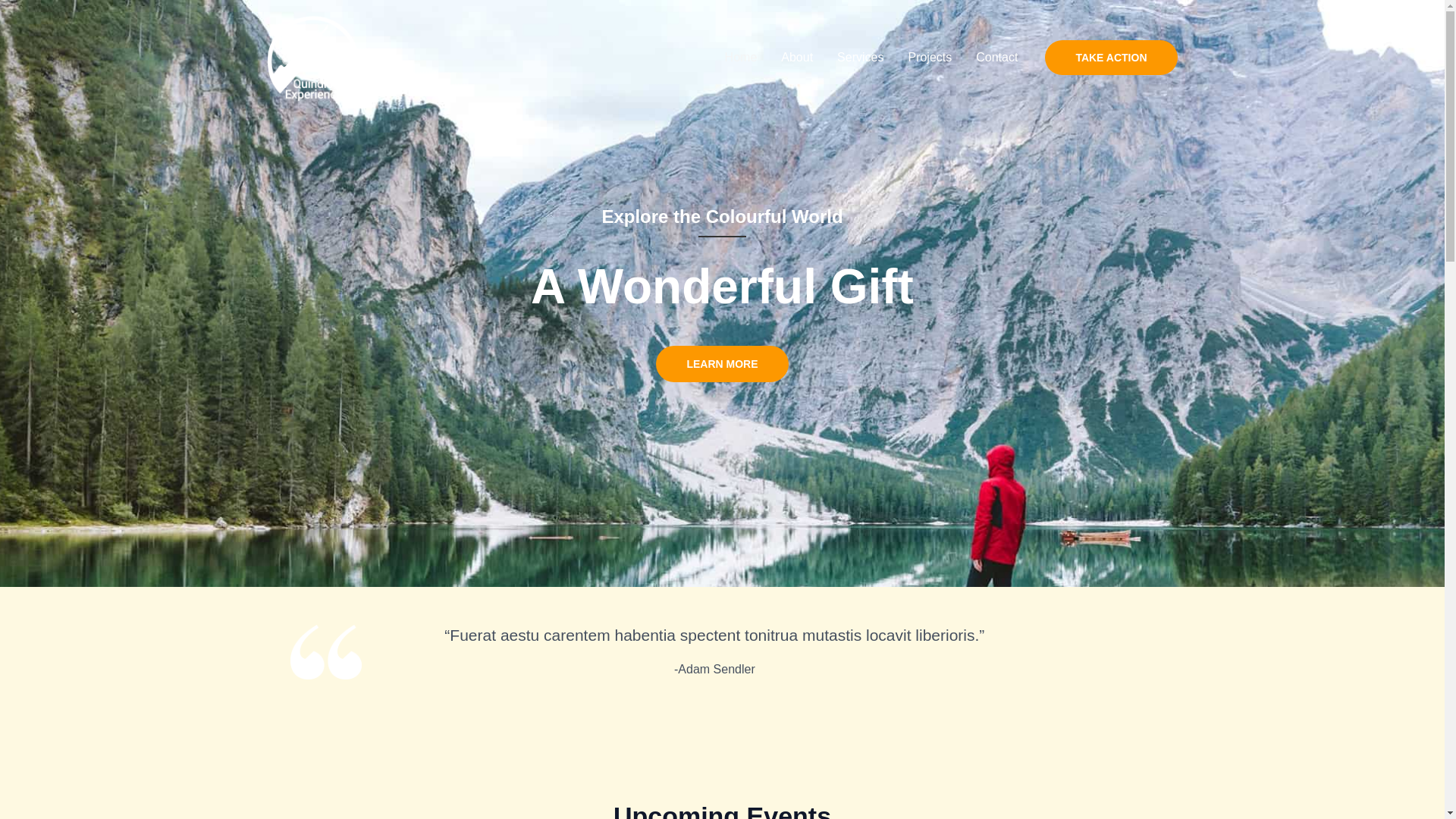 website screenshot of https://quindioexperience.com/