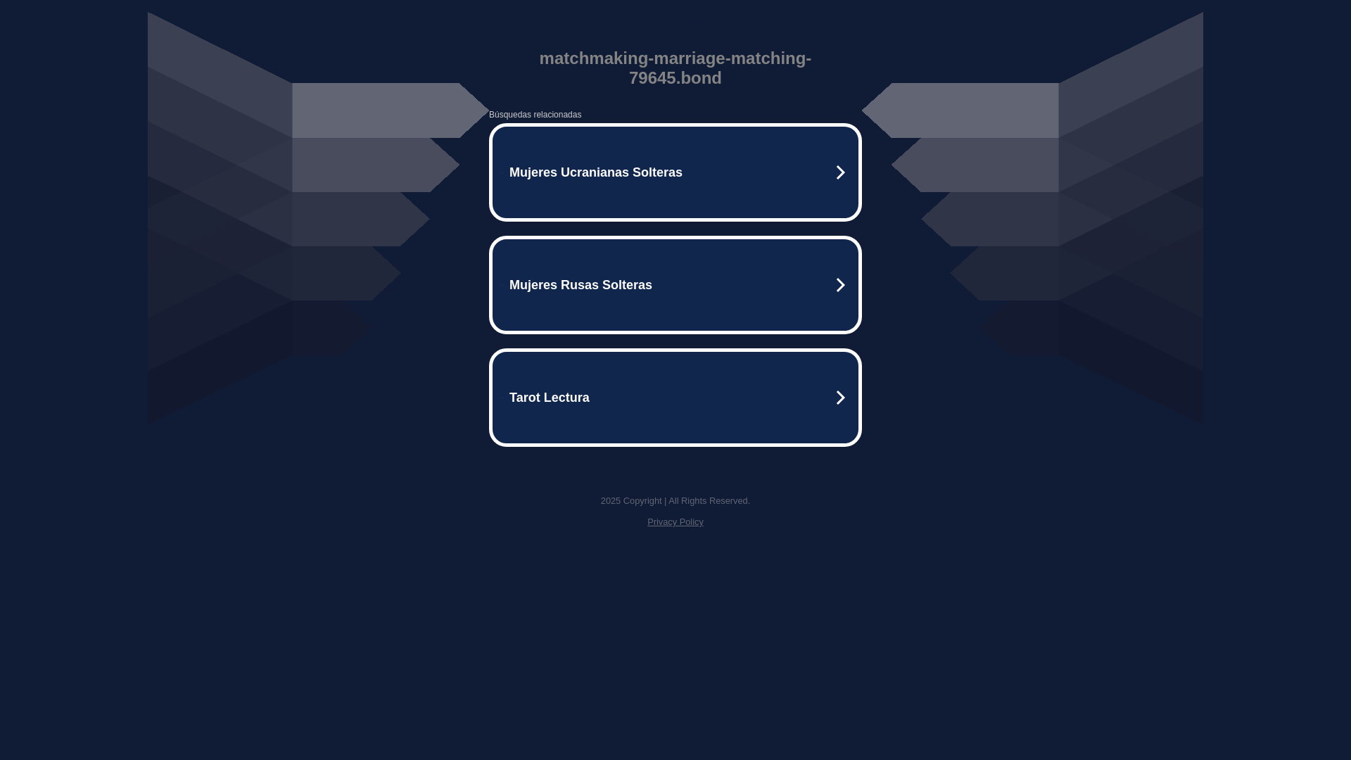 website screenshot of https://matchmaking-marriage-matching-79645.bond/