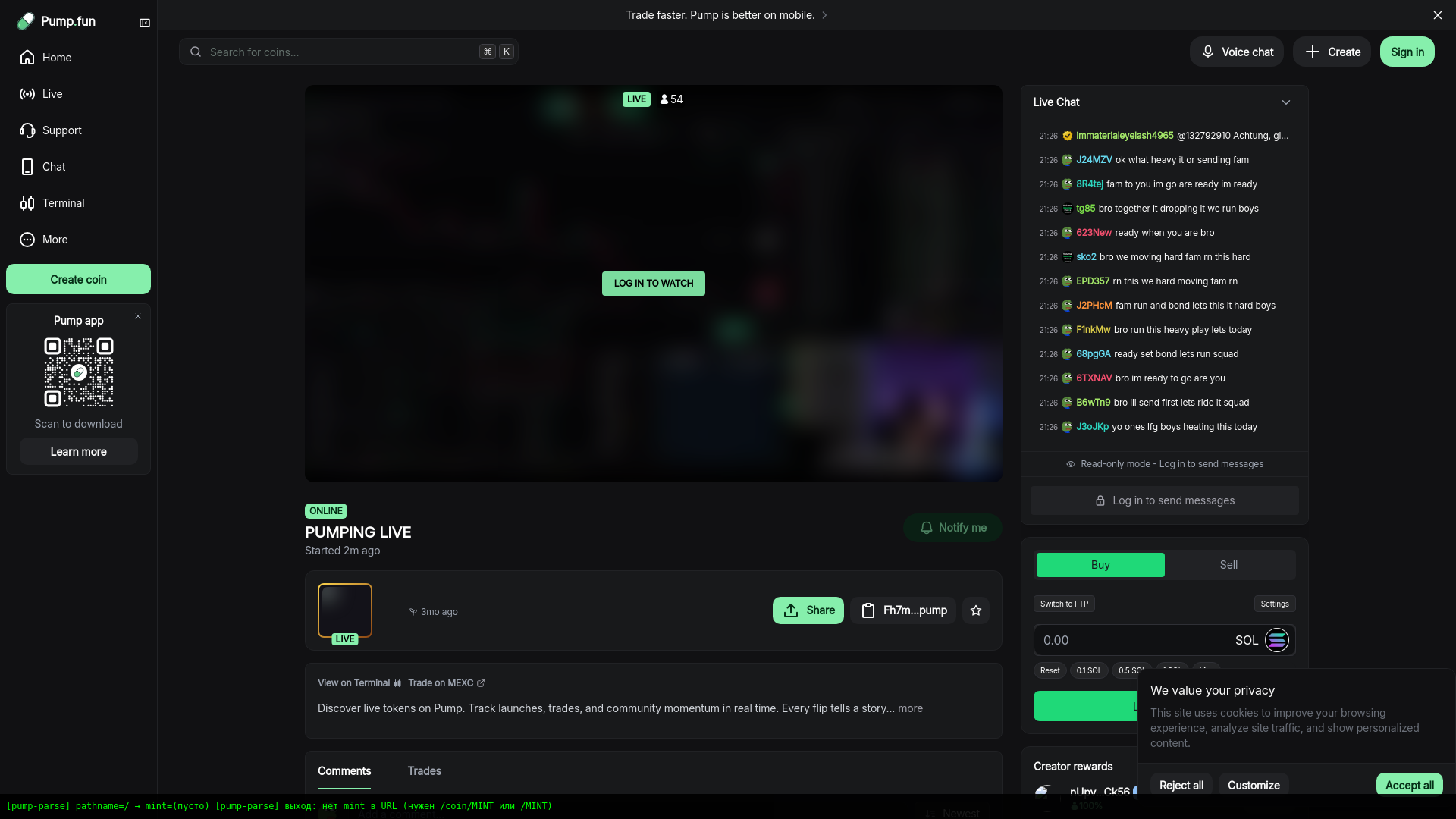website screenshot of https://gamelive.fun