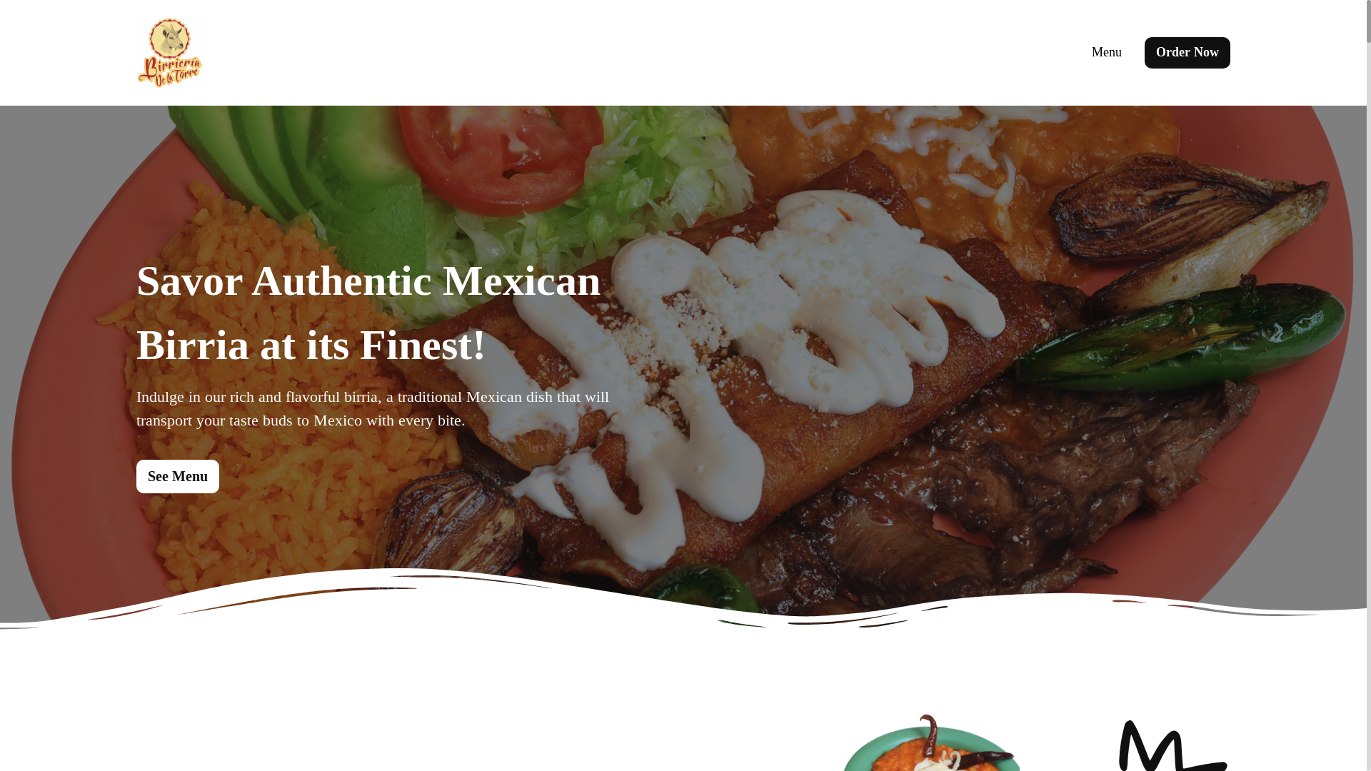 website screenshot of https://birrieriadelatorrechicago.com/