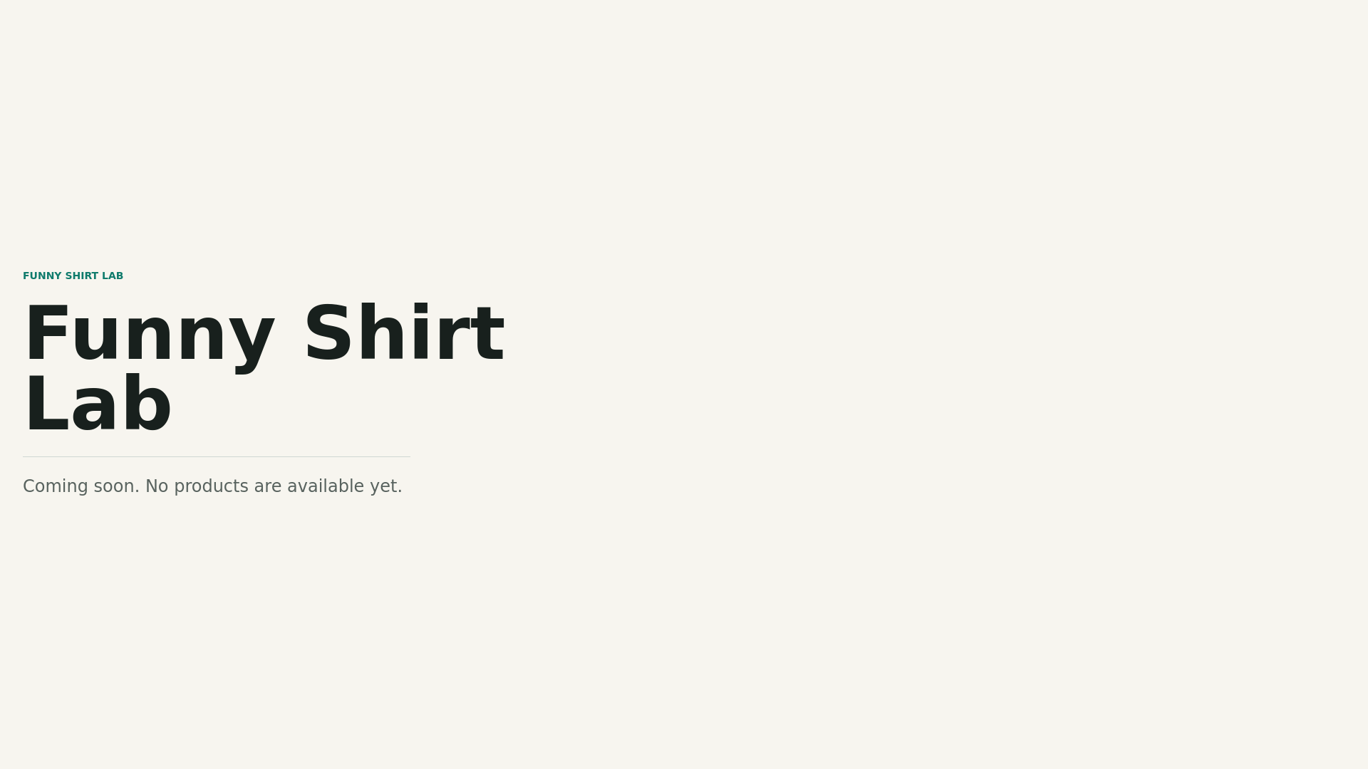 website screenshot of https://funnyshirtslab.com/