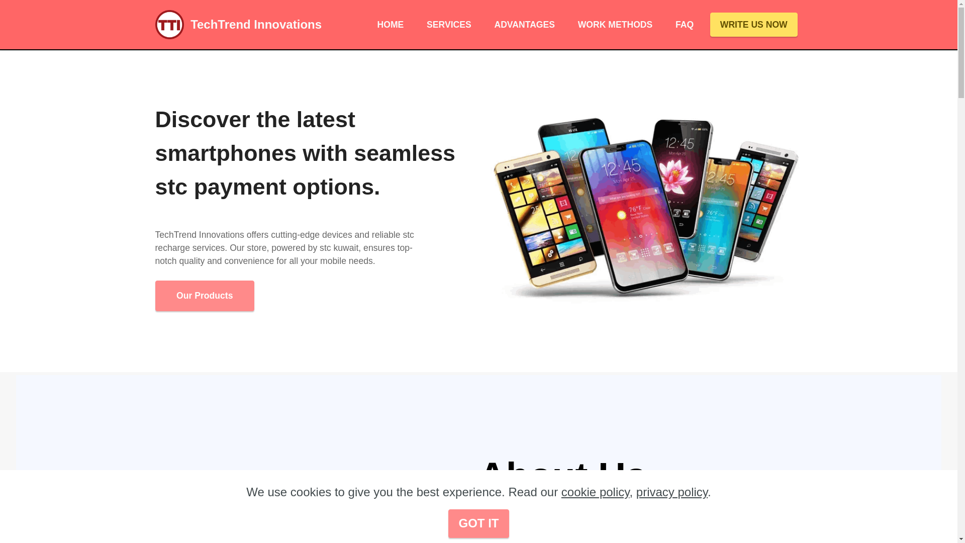 website screenshot of https://techtrend1.sbs/