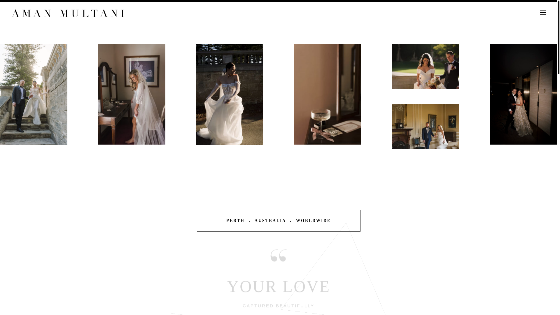website screenshot of https://amanmultani.online/