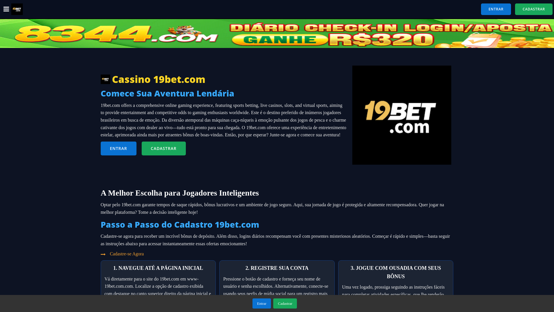 website screenshot of https://19betco.com/