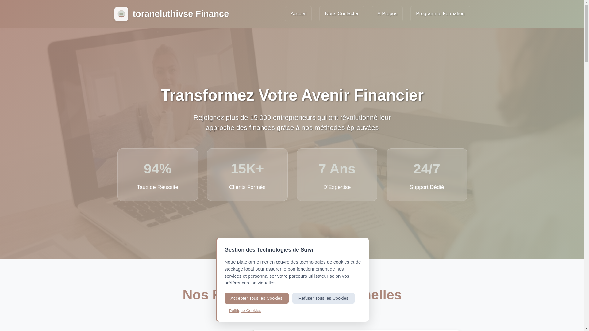 website screenshot of https://toraneluthivse.sbs/