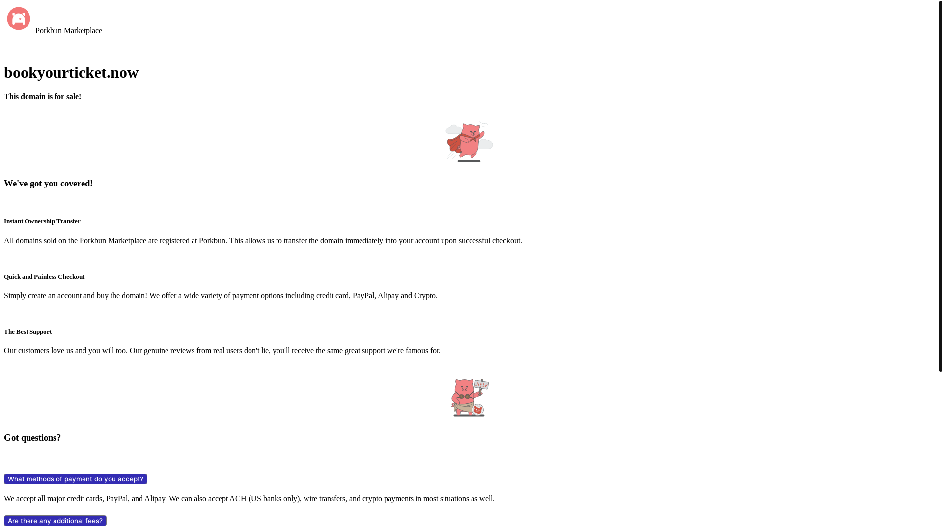 website screenshot of https://bookyourticket.now/