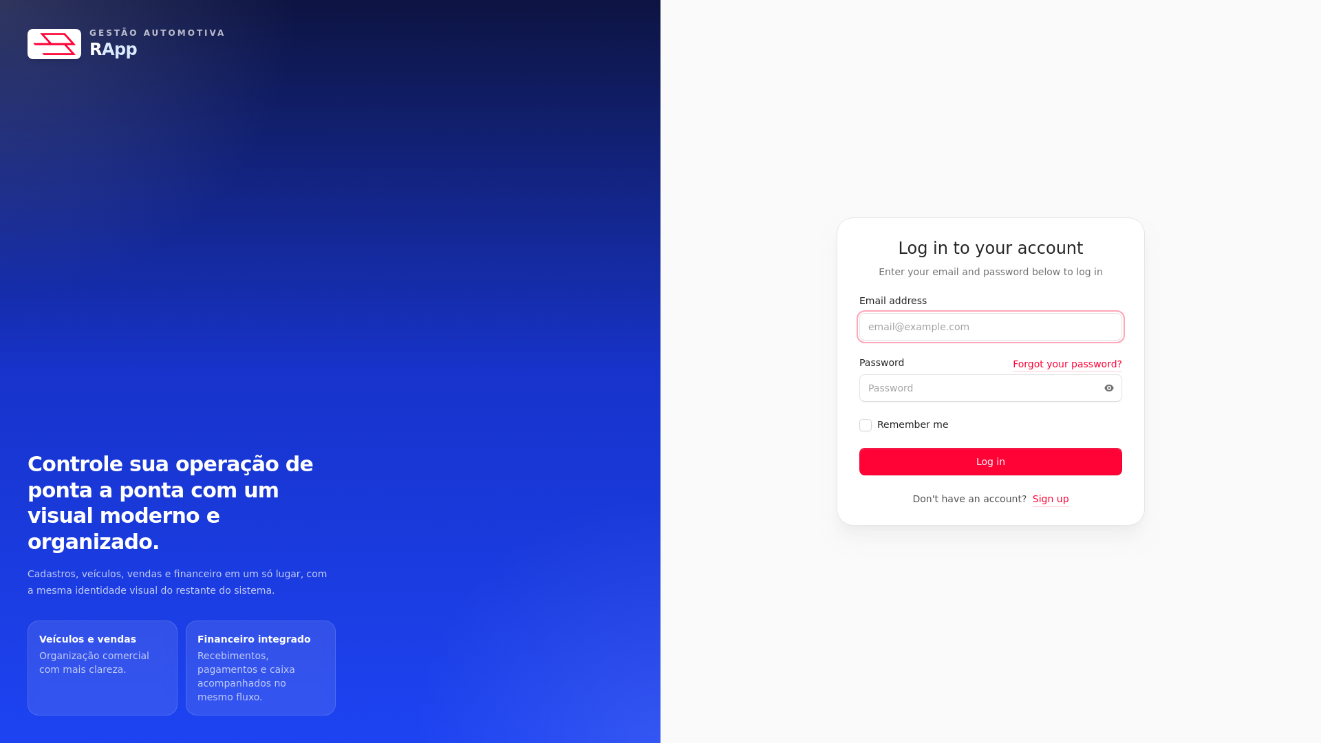 website screenshot of https://revendaapp.com/