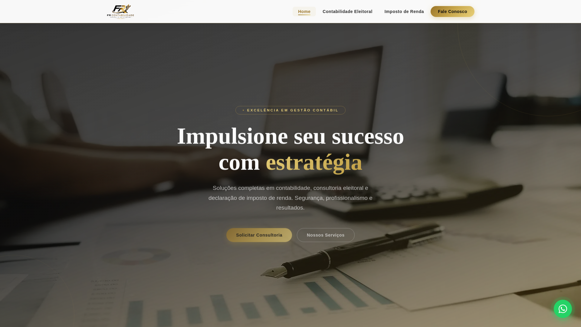 website screenshot of https://frconsultoriaintegradaplus.com.br