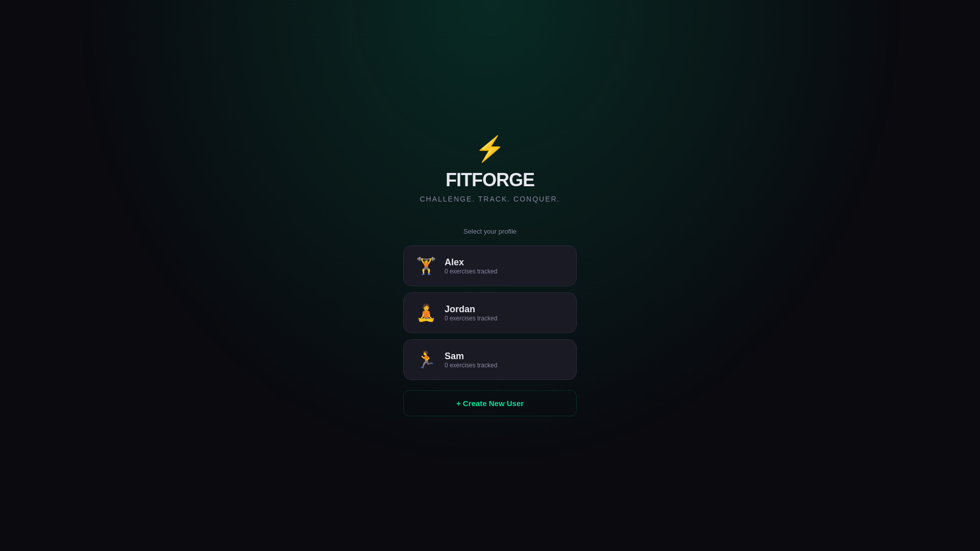 website screenshot of https://fitforge-amj.pages.dev/
