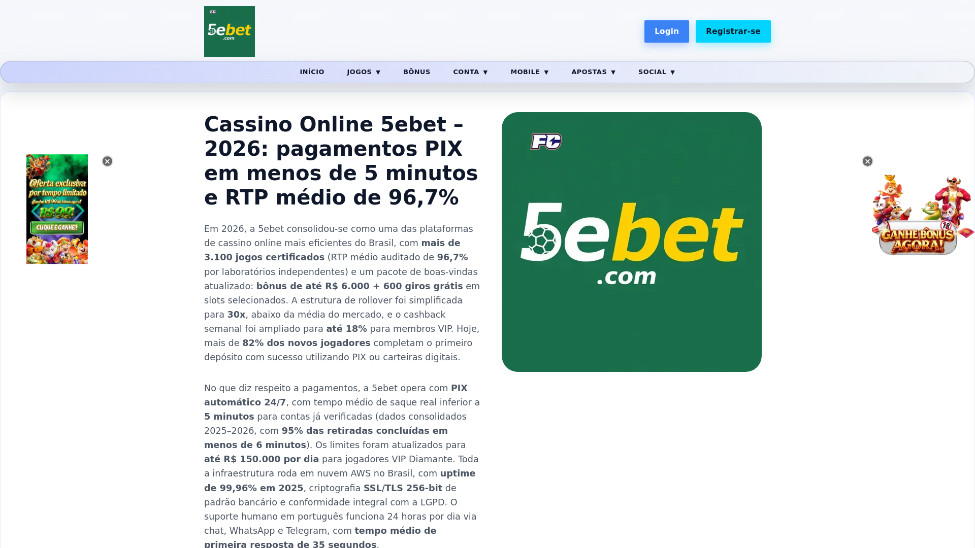 website screenshot of https://5ebeta1.com/