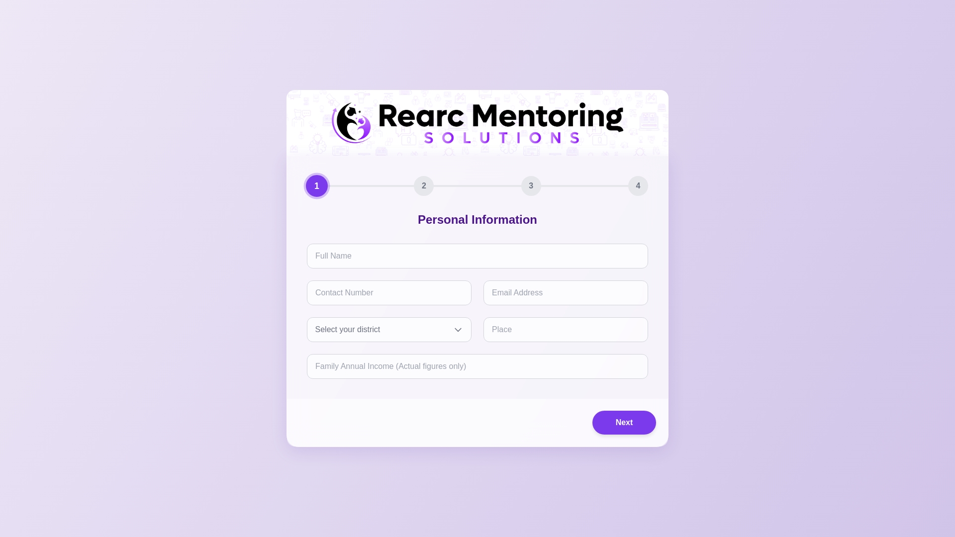 website screenshot of https://rearcscholarships.pages.dev/