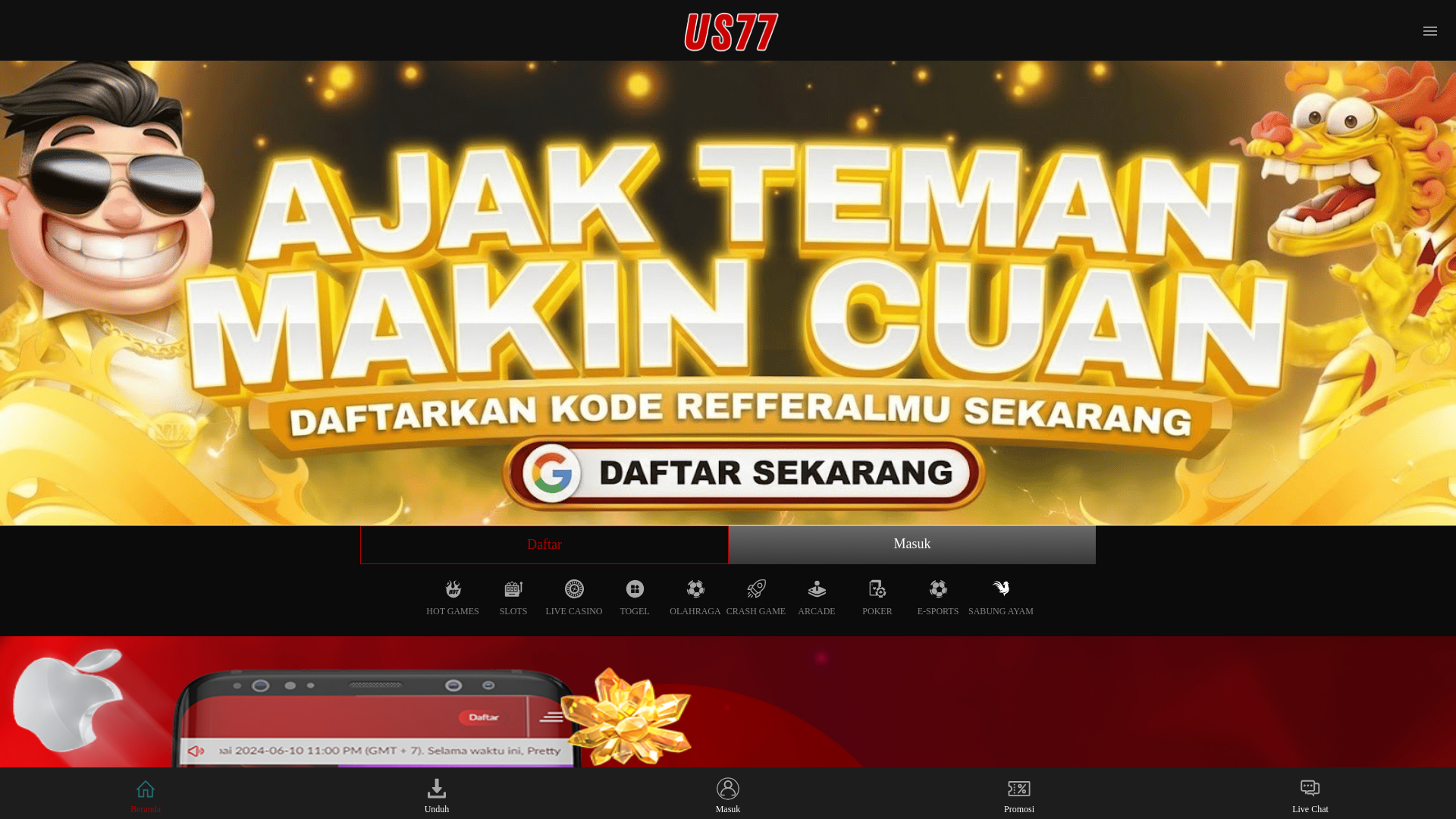 website screenshot of https://gasterusus77.pages.dev/