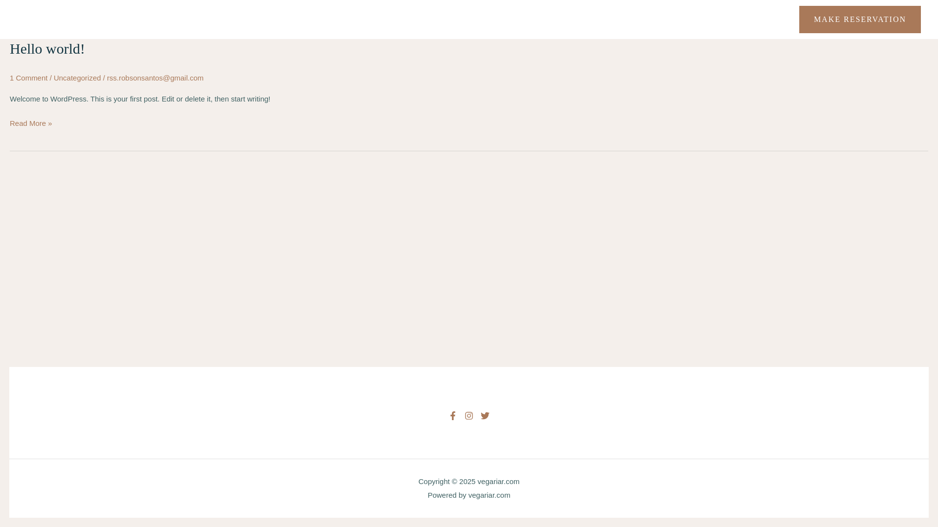 website screenshot of https://vegariar.com/