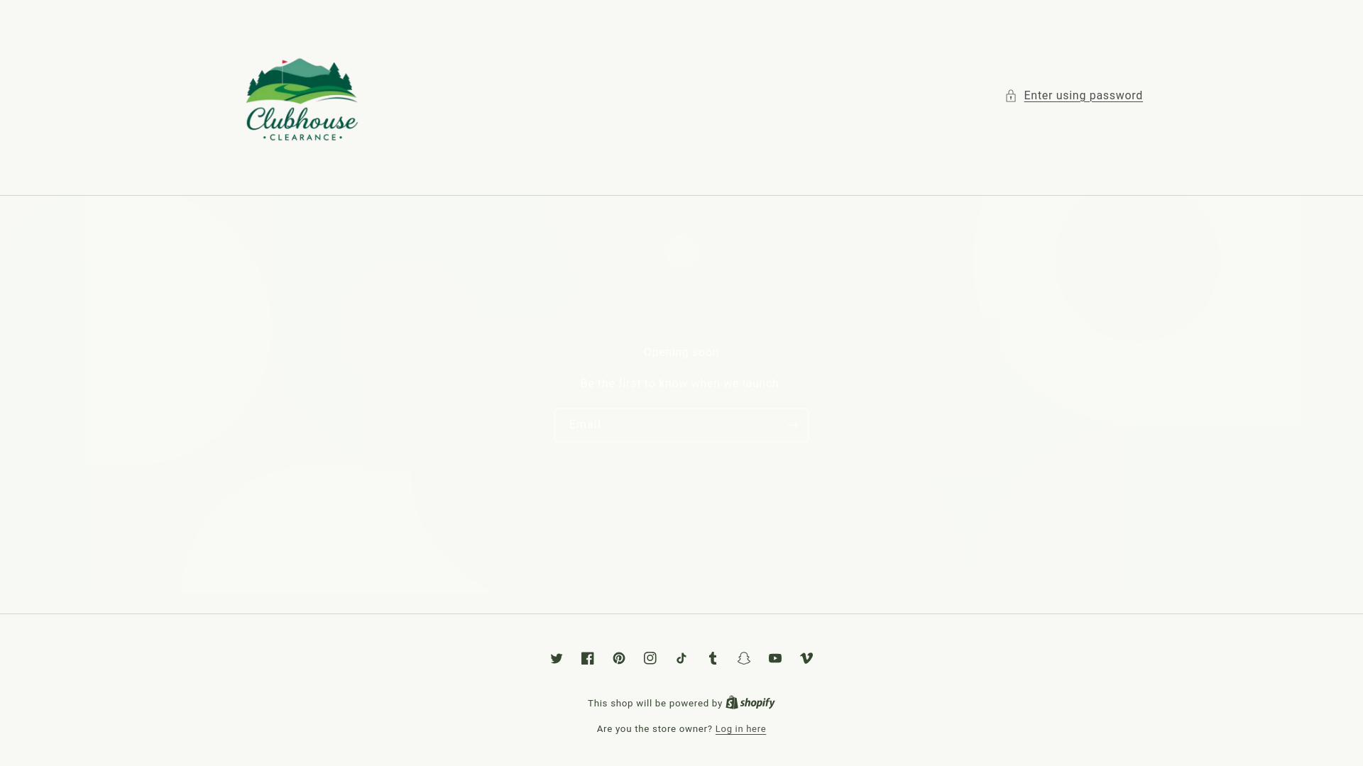 website screenshot of https://clubhouseclearancecc.com/