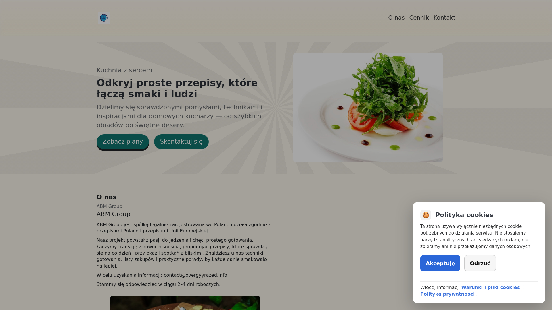 website screenshot of https://overgyyrazed.info/