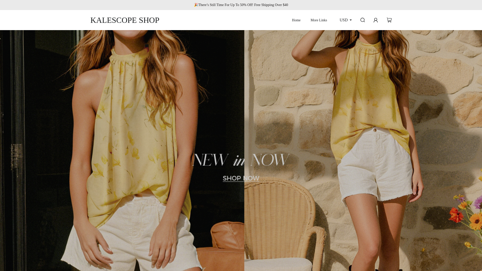 website screenshot of http://kalescope.shop/