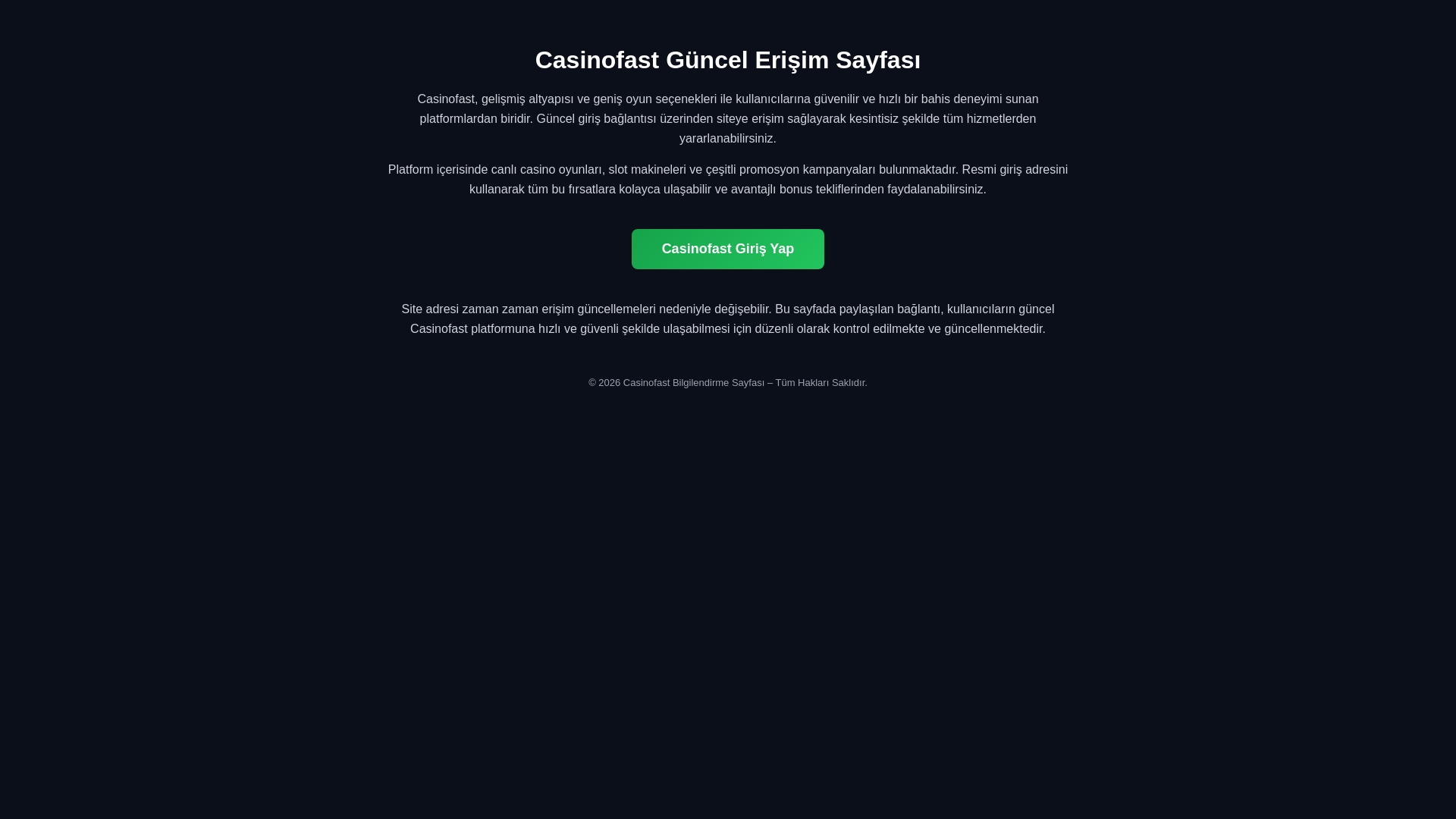 website screenshot of https://tr.casinofasst-giris.vip/