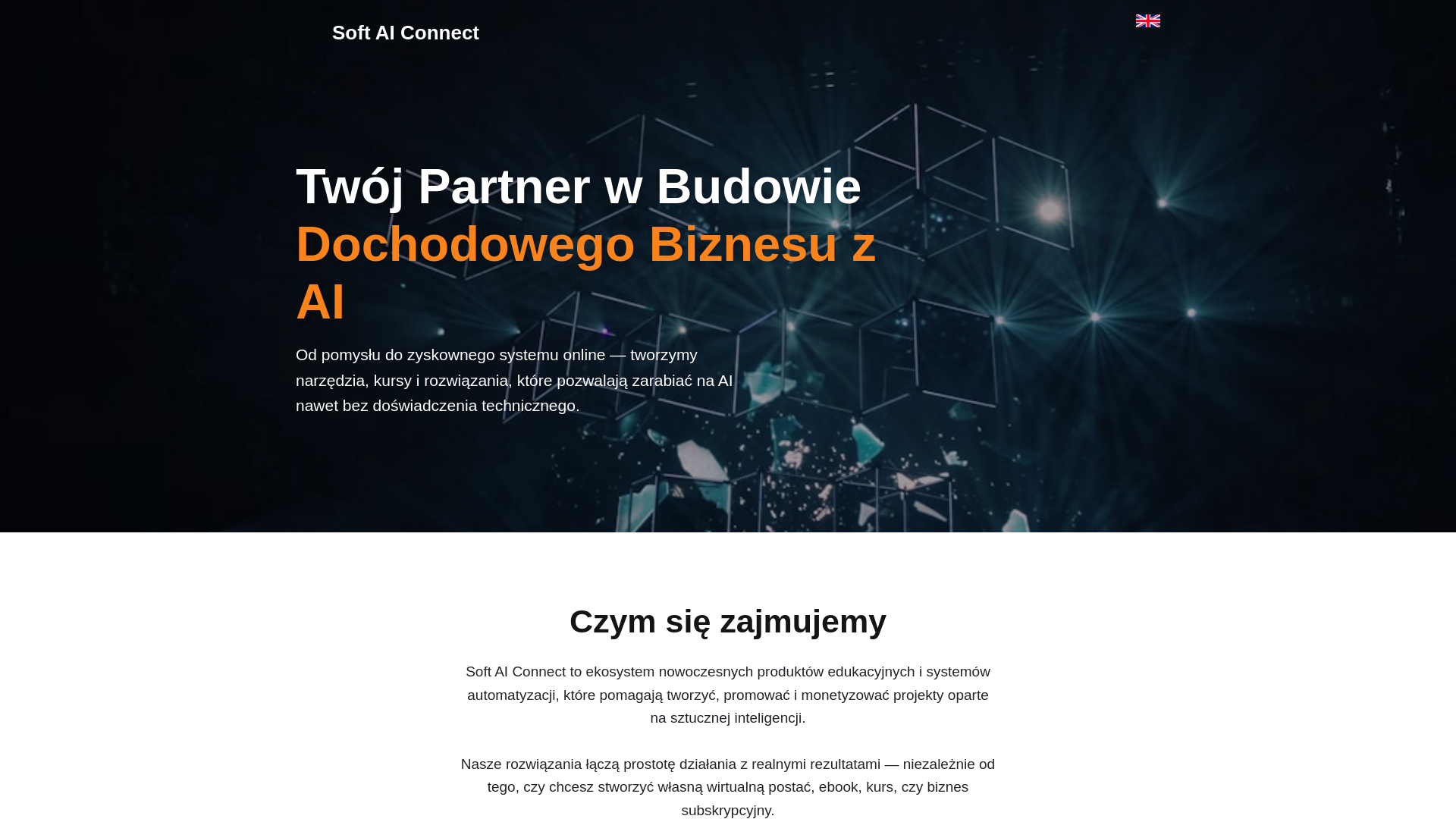 website screenshot of https://aimodelspartners.com/