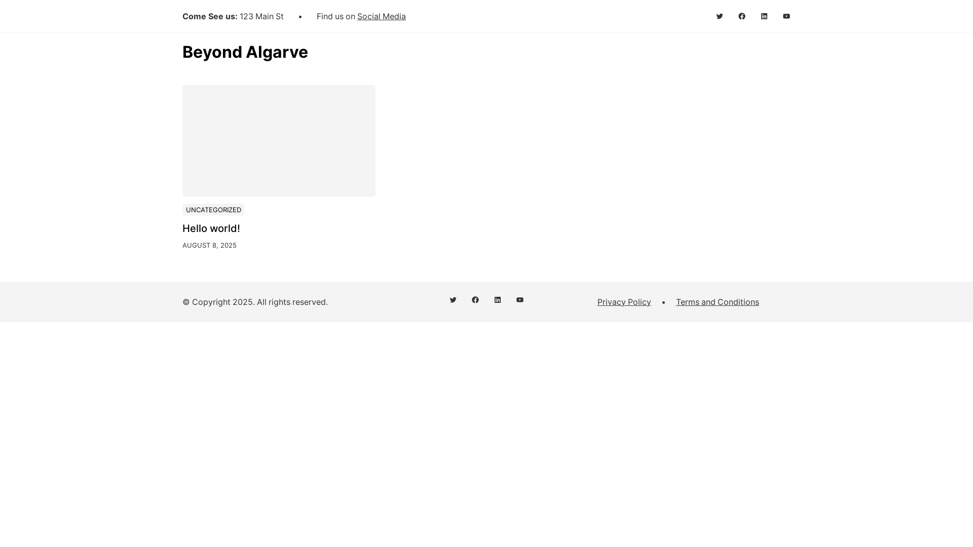 website screenshot of https://beyondalgarve.com/
