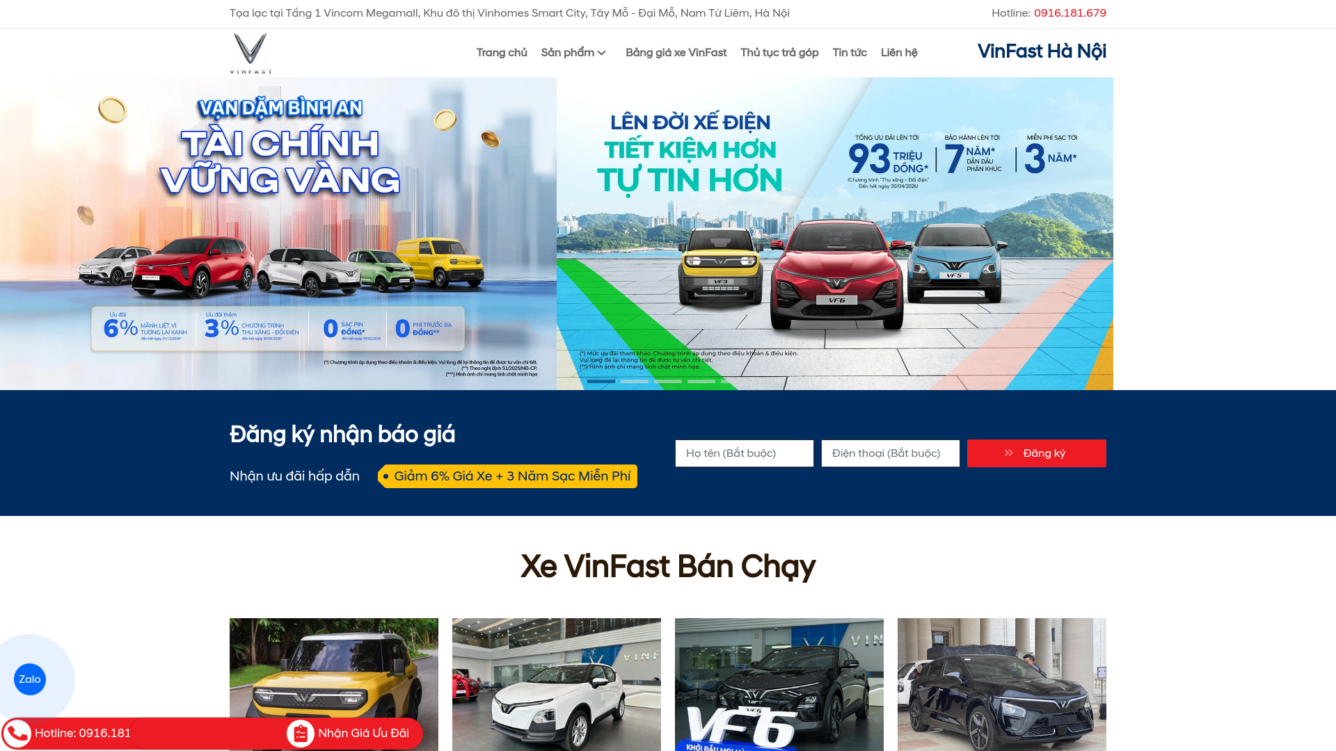 website screenshot of https://otovinfastmienbac5s.com/